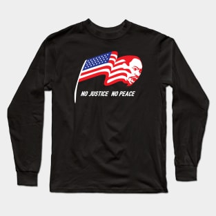 Martin Luther King Jr. American flag symbol Long Sleeve T-Shirt